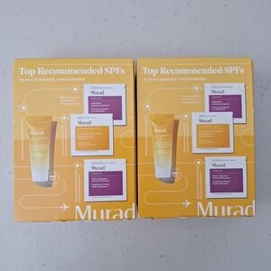 Murad SPF Travel Set Derm on the Go w/ Cleaners + Moisturizer‎ 2-Pack